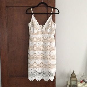 White lace dress